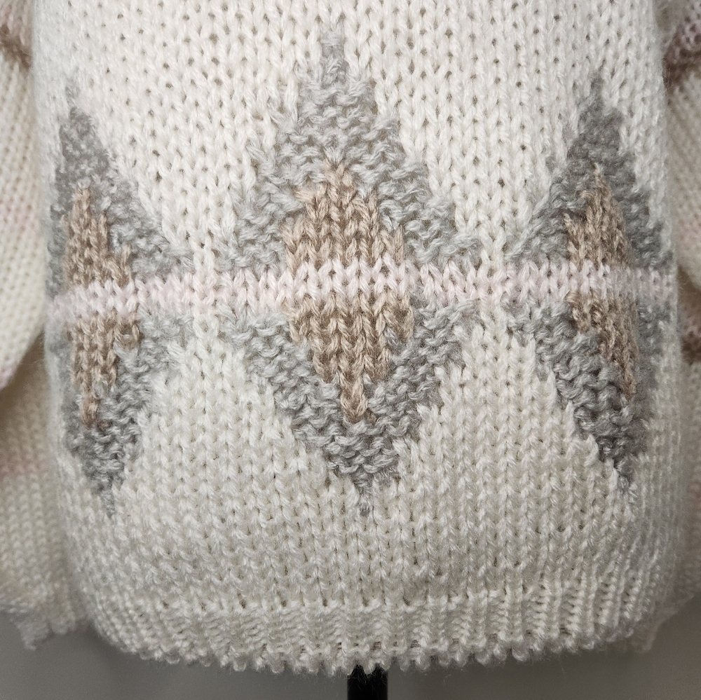 80s Scandanavian Winter Sweater - Picture 6 of 8